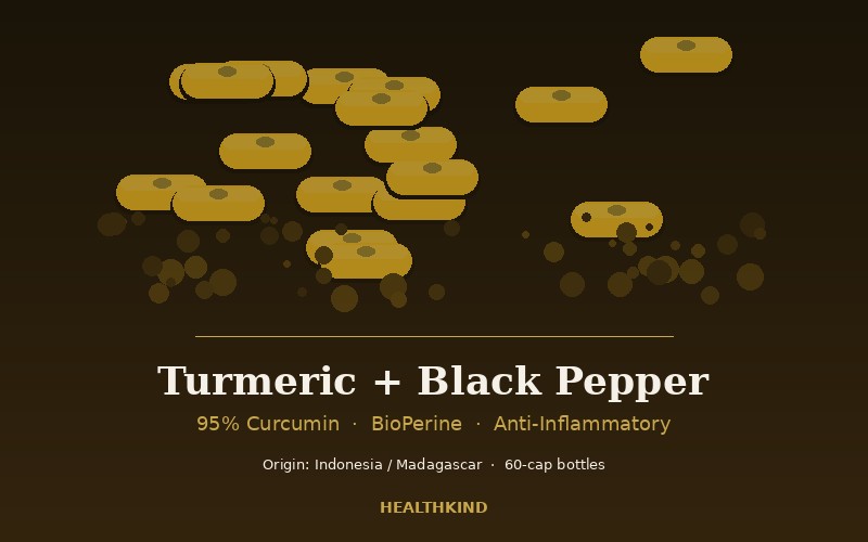 Turmeric + Black Pepper Capsules